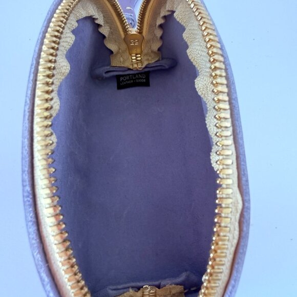 Portland Leather Goods Purple Cosmetic Bag - Picture 5 of 5